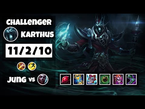 Karthus vs Ekko KOREAN Challenger JUNGLE (11/2/10) - v11.17