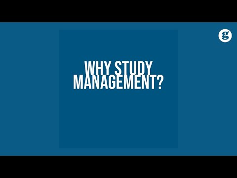 Why Study Management