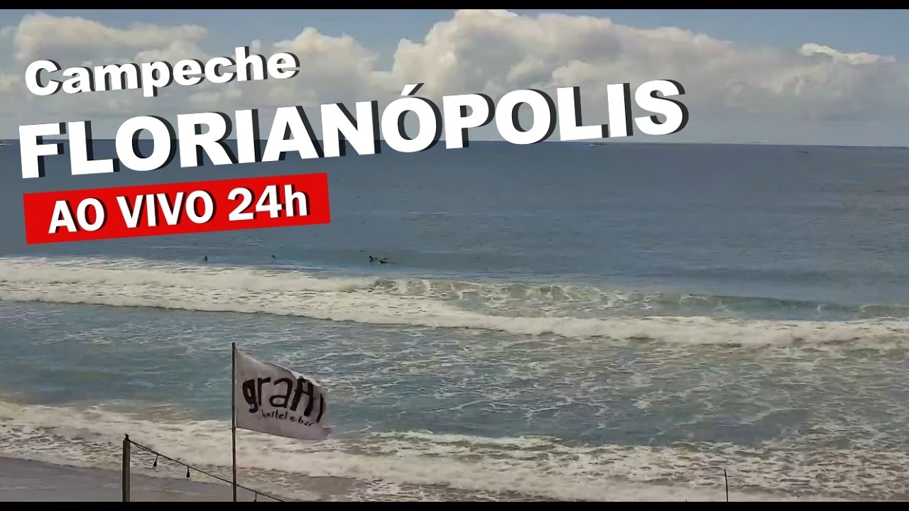 Live webcam view of Campeche Beach Surf at Graffi Hostel