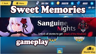 Sanguine Nights Gameplay. Sweet Memories. Honkai Impact 3 - Global.