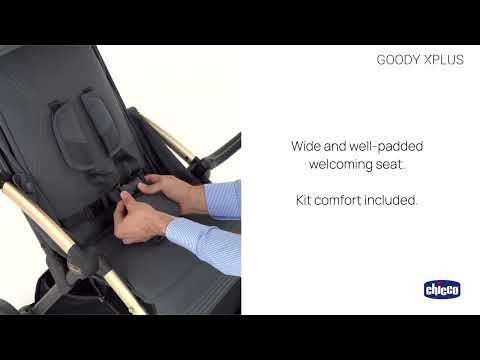 Chicco Goody XPlus Stroller - Black Re Lux