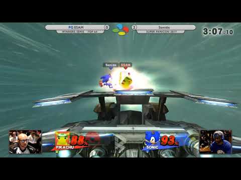 Super Famicon 2017 - Smash 4 Top 64 - ESAM vs Sonido