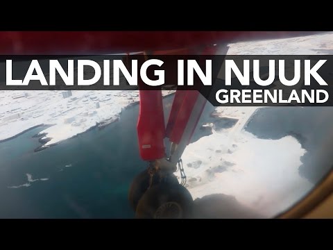 LANDING IN NUUK GREENLAND