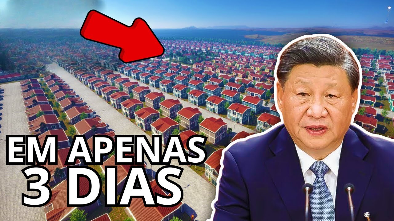 Como a China constrói 20.000 casas na África em apenas 72 horas