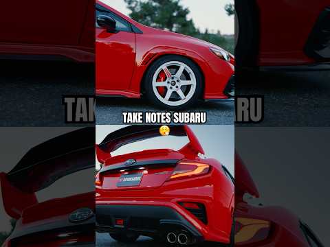 Color matching the new WRX makes a world of a difference #subaru #wrx #vlog