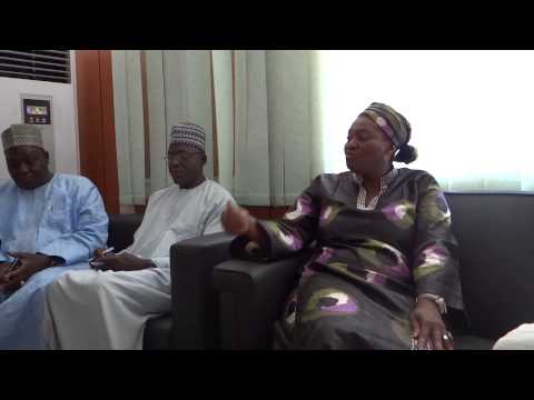 Madam Victoria Akyeampong addressing Borno state IPs during the mission to the state