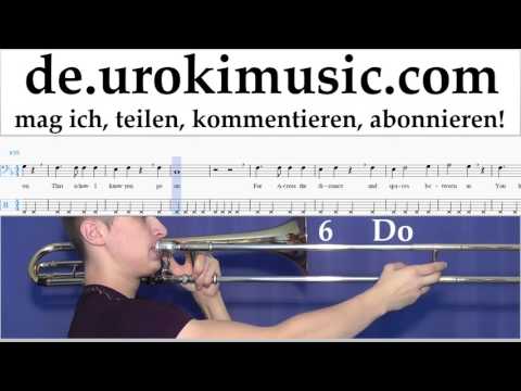 Posaune Lernen Celine Dion - Titanic - My Heart Will Go On Tabulatur Teil#2 um-b995