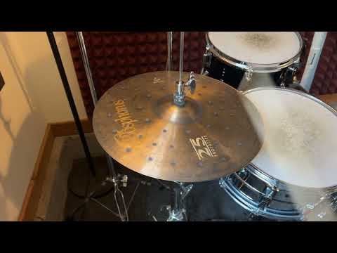 Used Bosphorus 25th Anniversary Prototype 14" Hi Hats T-744g B-896g w/ video demo of actual cymbal for sale image 3