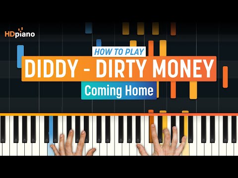 How to Play "Coming Home" by Diddy - Dirty Money ft. Skylar Grey | HDpiano (Part 1) Piano Tutorial