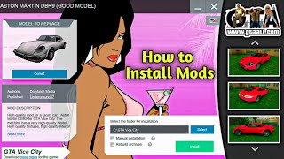 How to Install Mods In GTA Vice City By Manual Installation | Vice City Car Bike Installation