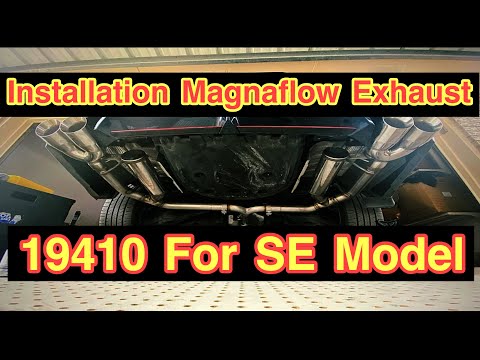 TOYOTA CAMRY 2018+ Install magnaflow cat back system 19410