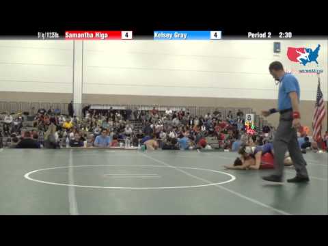 FILA Junior 51 kg / 112.25 lbs. - Samantha Higa vs. Kelsey Gray