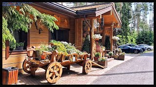 Ski resort in summer Saint Petersburg Russia Okhta Park, walk