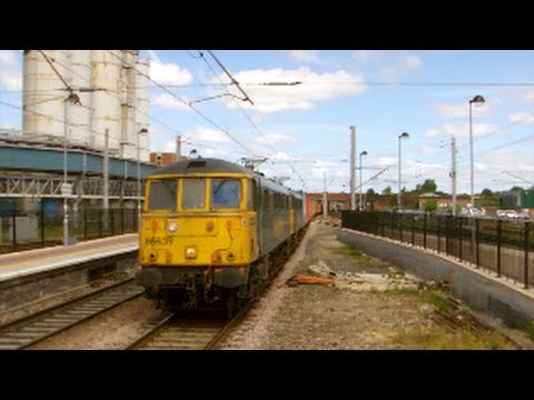 (HD) Screaming and Sparking Cans on 4M01 Coatbridge - Crewe at WBQ 01/06/13