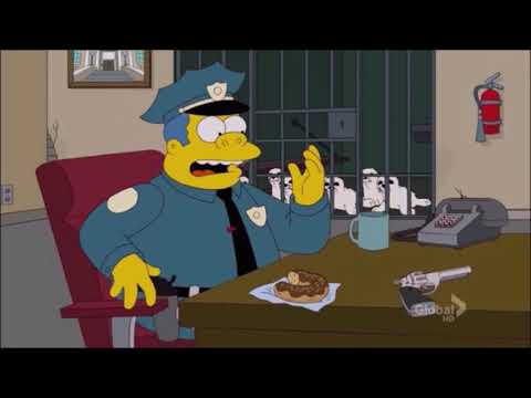 Chief Wiggum mit einem zu großen Herzen❤