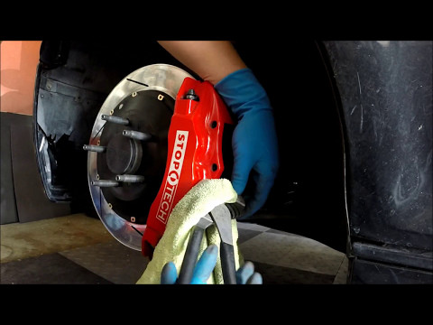 Stoptech BBK Brake Pad Change - Race Track Pads on a BMW E46 M3