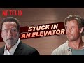 Arnold Schwarzenegger Gives Action Tips To Chris Hemsworth | Netflix India