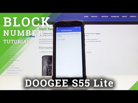 How to Block Number in Doogee S55 Lite - Block Unwanted Callers