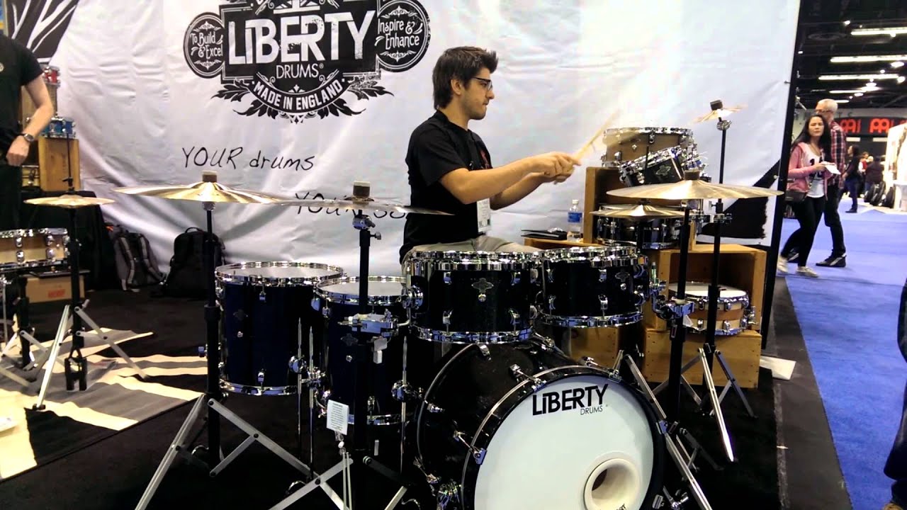 Liberty Drums Fusion Series @NAMM14 Introduction - YouTube