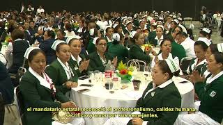 RECONOCE GOBERNADOR PROFESIONALISMO Y CALIDAD HUMANA DE ENFERMERAS Y ENFERMEROS