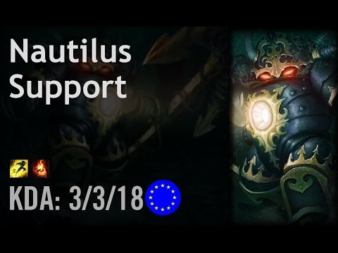 Nautilus Support vs Janna - Moopz - EUW Challenger Path 6.2