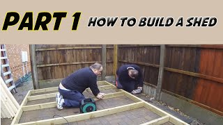 preview picture of video 'How To Build A Shed Part 1'