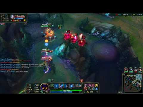 Veigar bot with irelia vs jinx and lulu - 7 4 14 - best moments