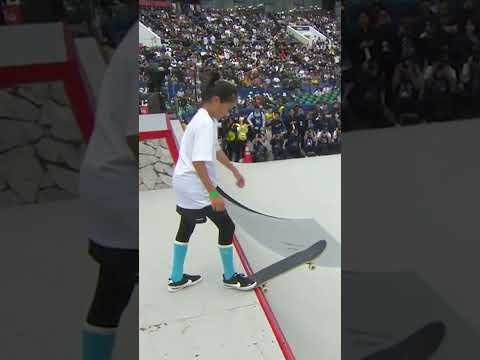 Ginwoo Onodera's INSANE Kickflip Front Blunt Big Spin #xgames #skateboarding  #xgamesmode