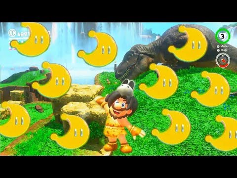 Super Mario Odyssey 100% CASCADE KINGDOM: ALL SPECIAL MOONS (METAL BLOCK) Part 21