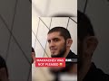 Makhachev was not pleased ? (via KhabibTheEagle/YT)