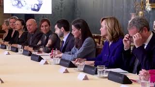 Su Majestad la Reina preside la 31ª reunión del consejo del Real Patronato sobre Discapacidad en el Palacio Real de Aranjuez