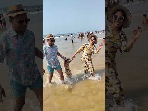 Golden Beach Puri || Odisha ||#viralvideo #lovelyfamily #cutebaby #krishika #shorts