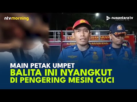 Panik! Balita 2 Tahun Terjebak di Mesin Cuci saat Main Petak Umpet dengan Ibunya | NTV MORNING