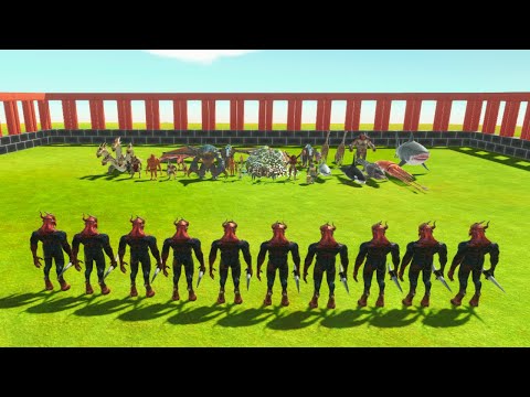 10X KOZAROG THE DEMON VS 2X FACTION | Animal Revolt Battle Simulator