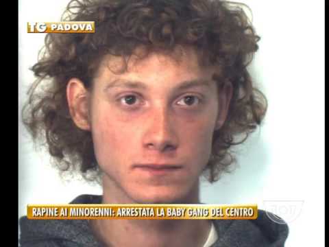 TG PADOVA (giovedì 16 giugno 2016) - RAPINE AI MINORENNI: ARRESTATA LA BABY GANG DEL CENTRO