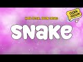 Nora Fatehi Jason Derulo Snake Clean Lyrics