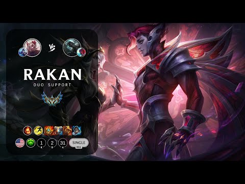 Rakan Support vs Senna - NA Challenger Patch 13.19