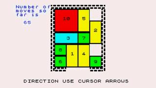ZX Spectrum Thinker Puzzle Walkthrough