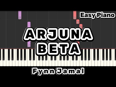 Fynn Jamal - Arjuna Beta | Easy Piano Tutorial