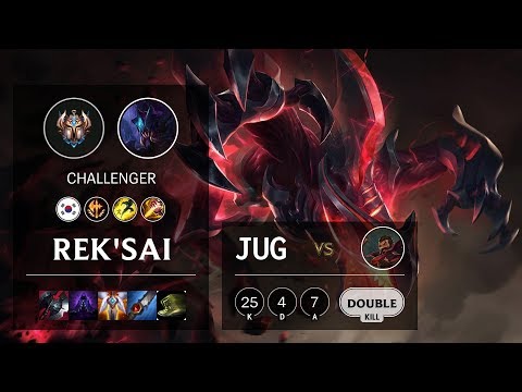 Rek'Sai Jungle vs Graves - KR Challenger Patch 10.10