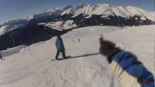 preview picture of video 'GOPRO HD 2 Snowboarding in Davos'