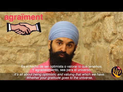 La palabra es... Agraïment