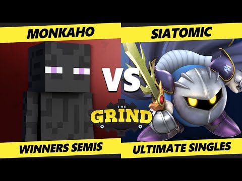 The Grind 168 Winners Semis - Siatomic (Meta Knight) Vs. Monkaho (Steve) Smash Ultimate - SSBU