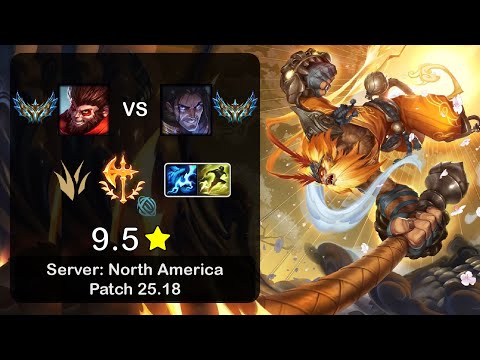 Wukong Jungle vs Sylas - NA Challenger - Patch 25.18
