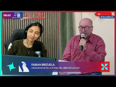 Se viene la 13° Feria del Libro de Caa Cati - Fabian Brizuela Organizador y escritor
