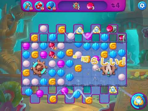 Fishdom Very Hard level 6442 no boosters フィッシュダム ベリーハード [Friend's]