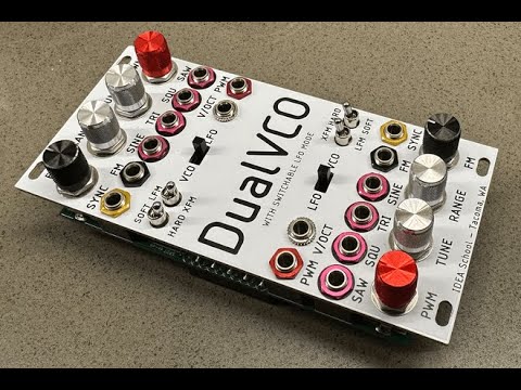 v(e) design DualVCO Eurorack module (with LFO mode)