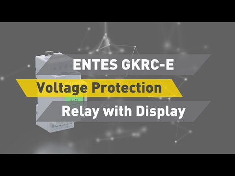 ENTES GKRC-E Voltage Protection Relay with Display