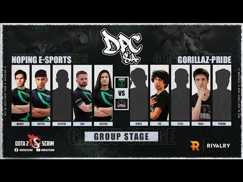 NoPing e-sports vs Gorillaz-Pride - DPC SA 2021/22 Tour 2: Division II - Group Stage - B03