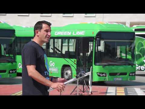 Top Channel/ Tiranë, mbërrijnë autobusët elektrikë, bashkia fut në qarkullim 20 mjete në gusht